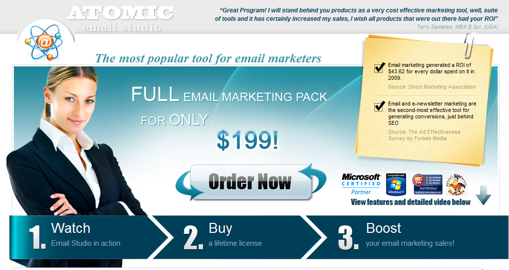 Email Marketing Solution - Atomic Studio