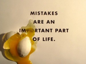 Mistakes...
