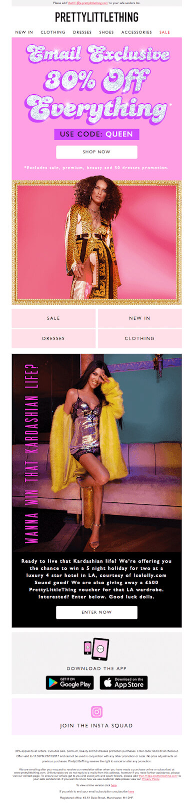 theprettylittlething-email-campaign