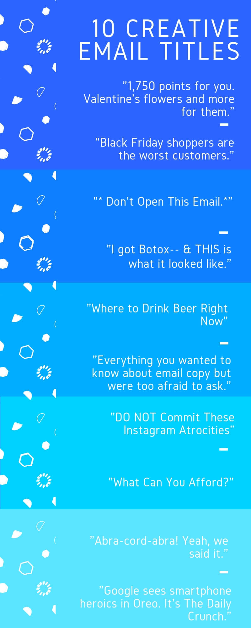 10 Creative Email titles
