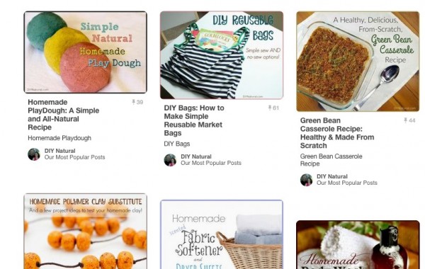 DIY Natural Pinterest Page