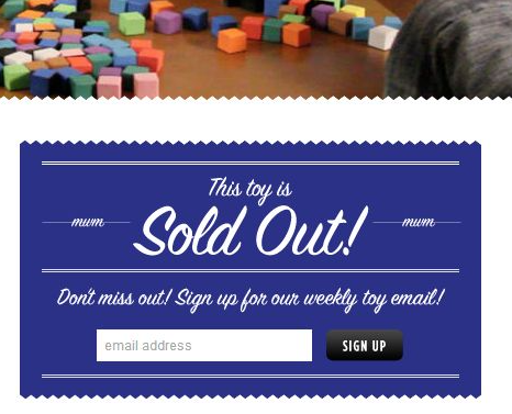 sold out